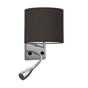 wandlamp read bling Ø 20 cm - zwart