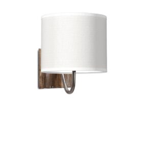 Wandlamp drift bling Ø 20 cm - wit