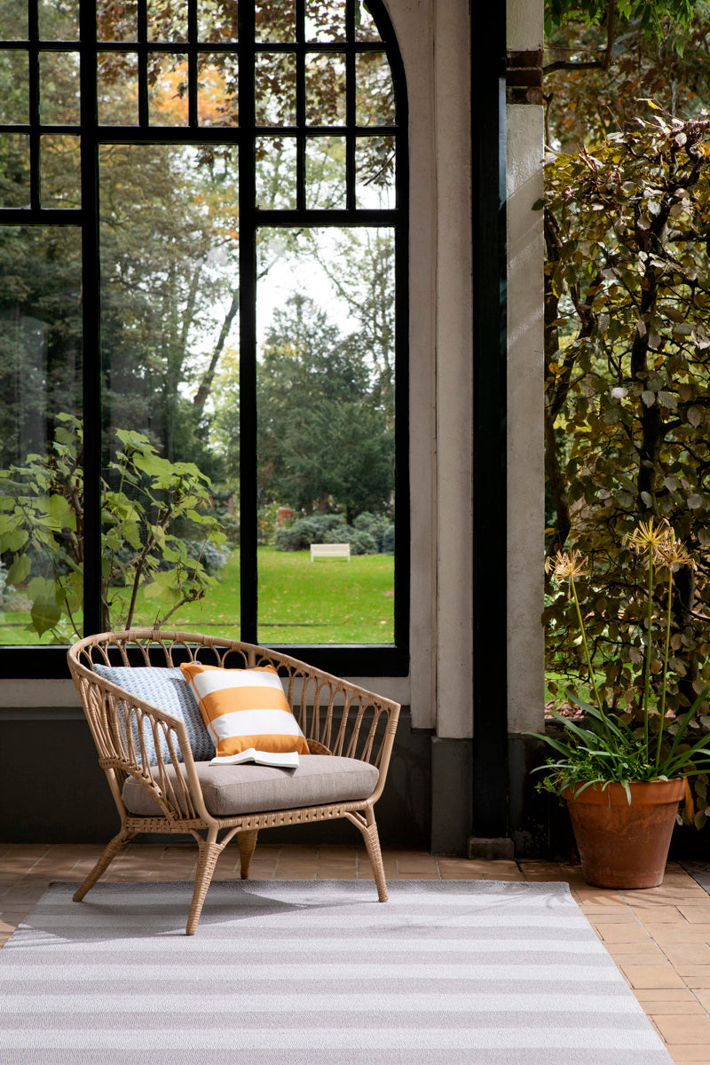 Laura Ashley - Lille Dove Grey outdoor 480004 - 140x200 cm Vloerkleed