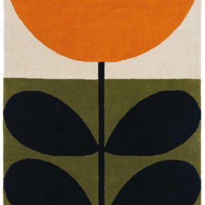 Orla Kiely - Stem Black 59803 - 250x350 cm Vloerkleed