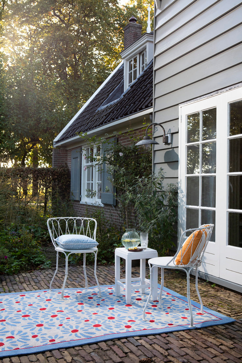 Laura Ashley - Thorncliff Sky Blue outdoor 480308 - 140x200 cm Vloerkleed