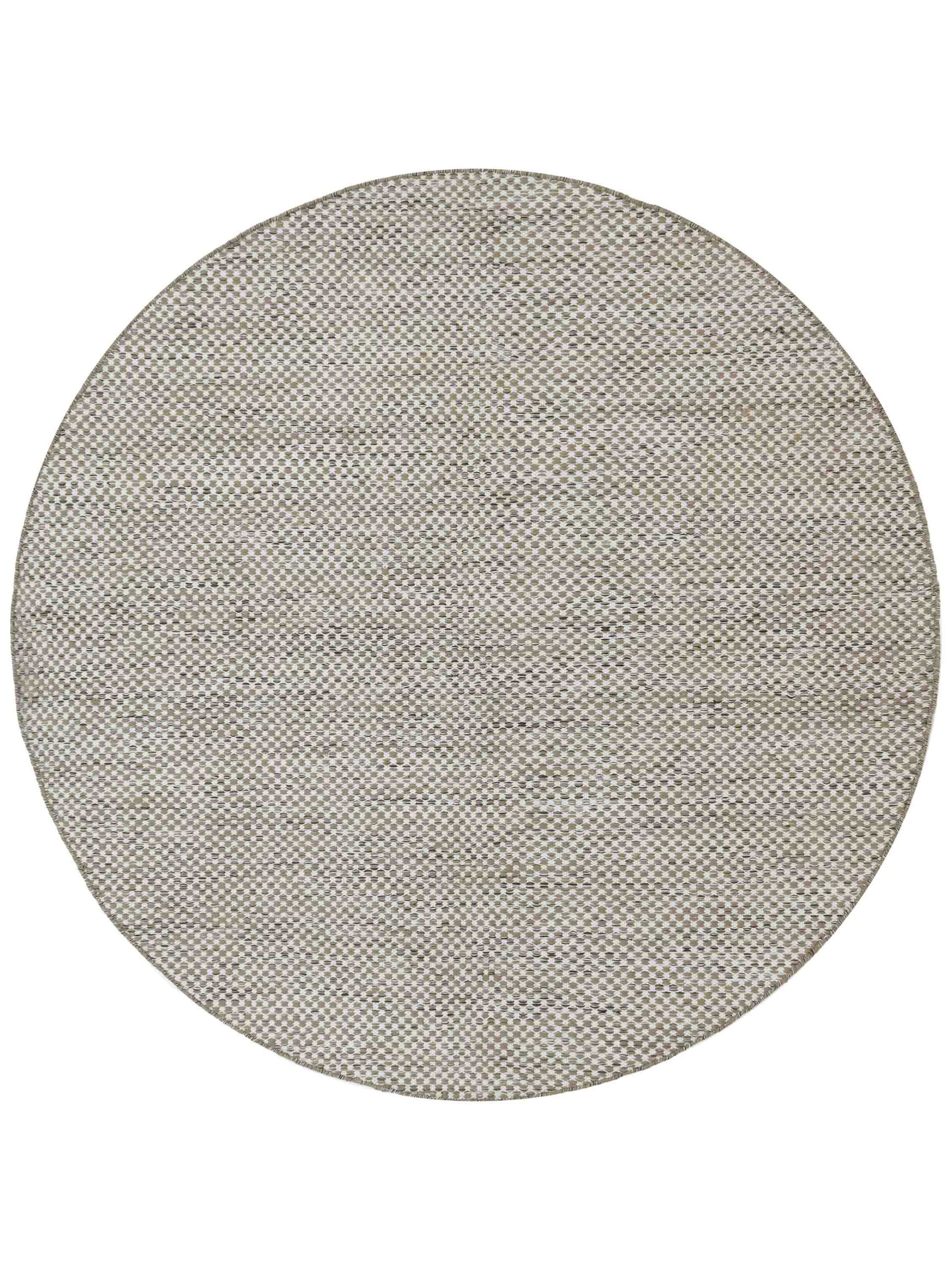 MOMO Rugs - Vaasa Grey White Rond - 200 rond Vloerkleed