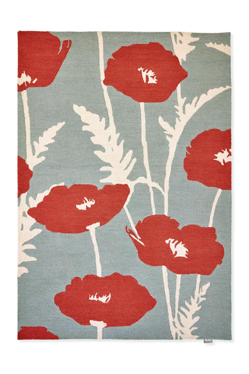 Scion - Poppy Pop Sage Poppy 124800 - 250x350 cm Vloerkleed