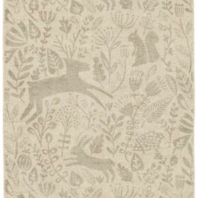 Scion - Kelda Taupe 23504 - 90x150 cm Vloerkleed