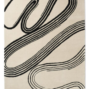 Brink en Campman - Decor Flow Sand 091309 - 250x350 cm Vloerkleed