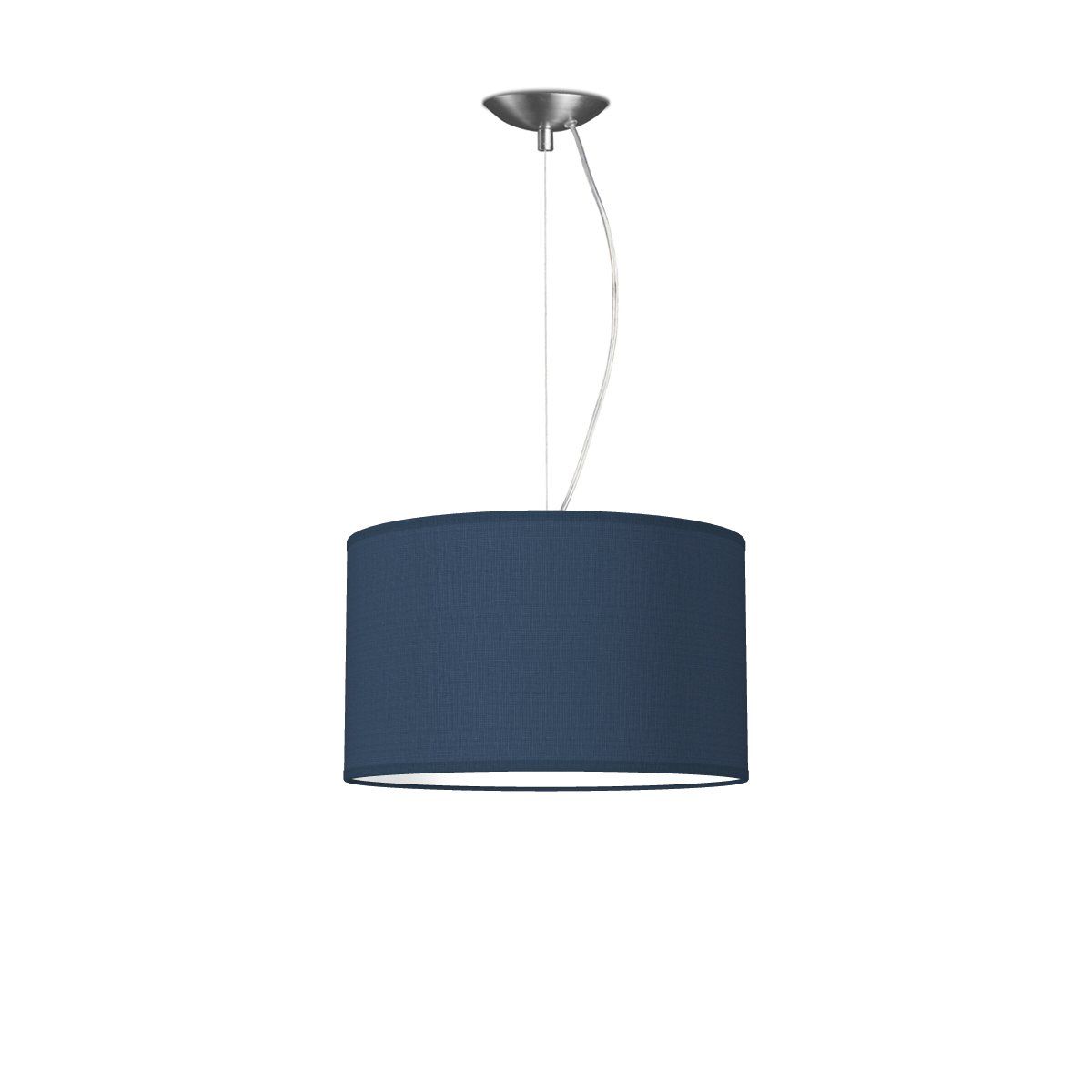 hanglamp basic deluxe bling Ø 35 cm - blauw
