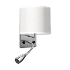 wandlamp read bling Ø 20 cm - wit