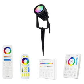 Milight Wifi led tuinspot set RGBWW met afstandsbediening - 6 Watt