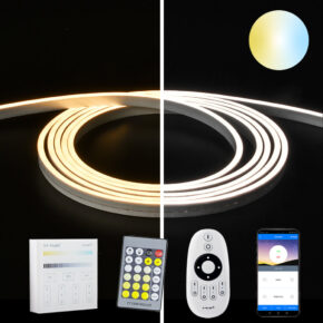 1 meter LED flex Dual White Midi recht - complete set verlichting