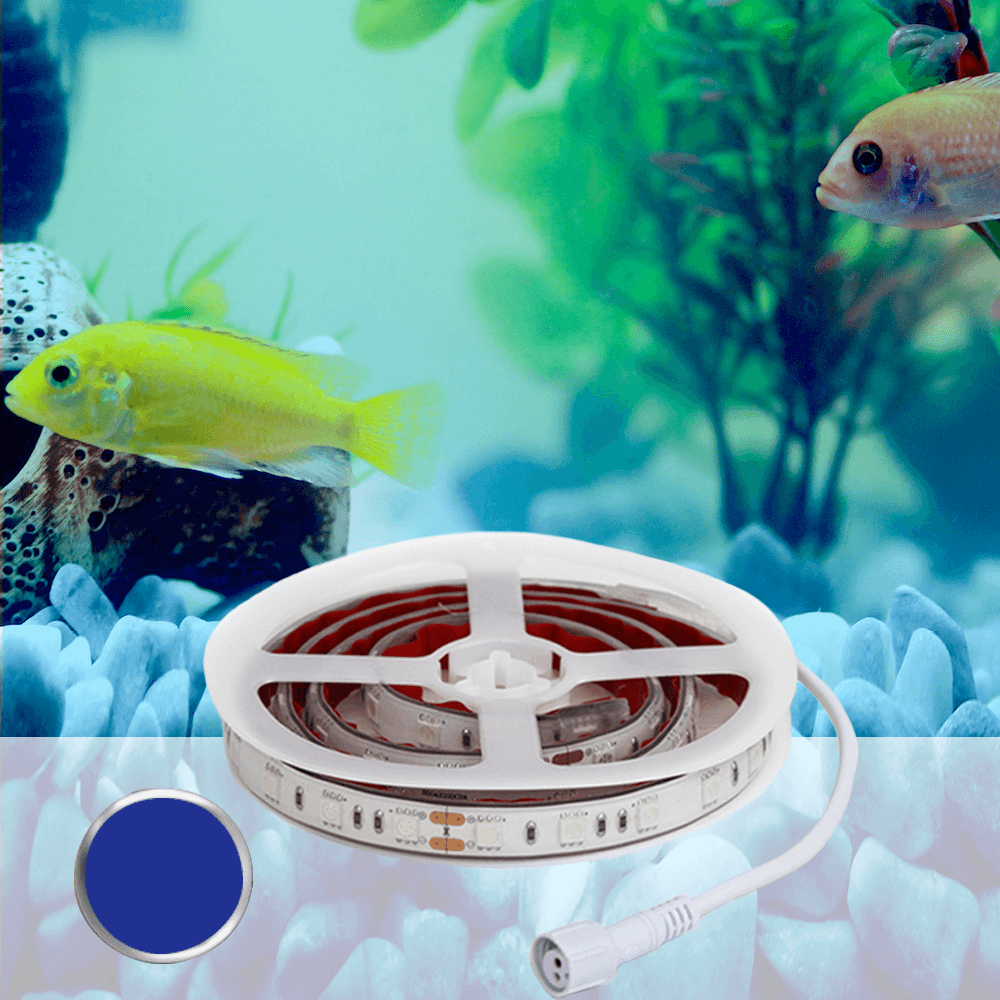 100 t/m 150 cm aquarium LED strip Blauw