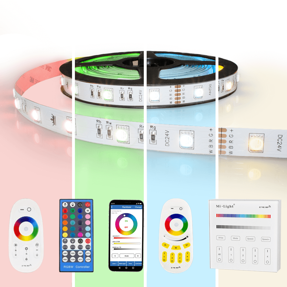 11 meter RGBW LED strip complete set - Basic 396 leds