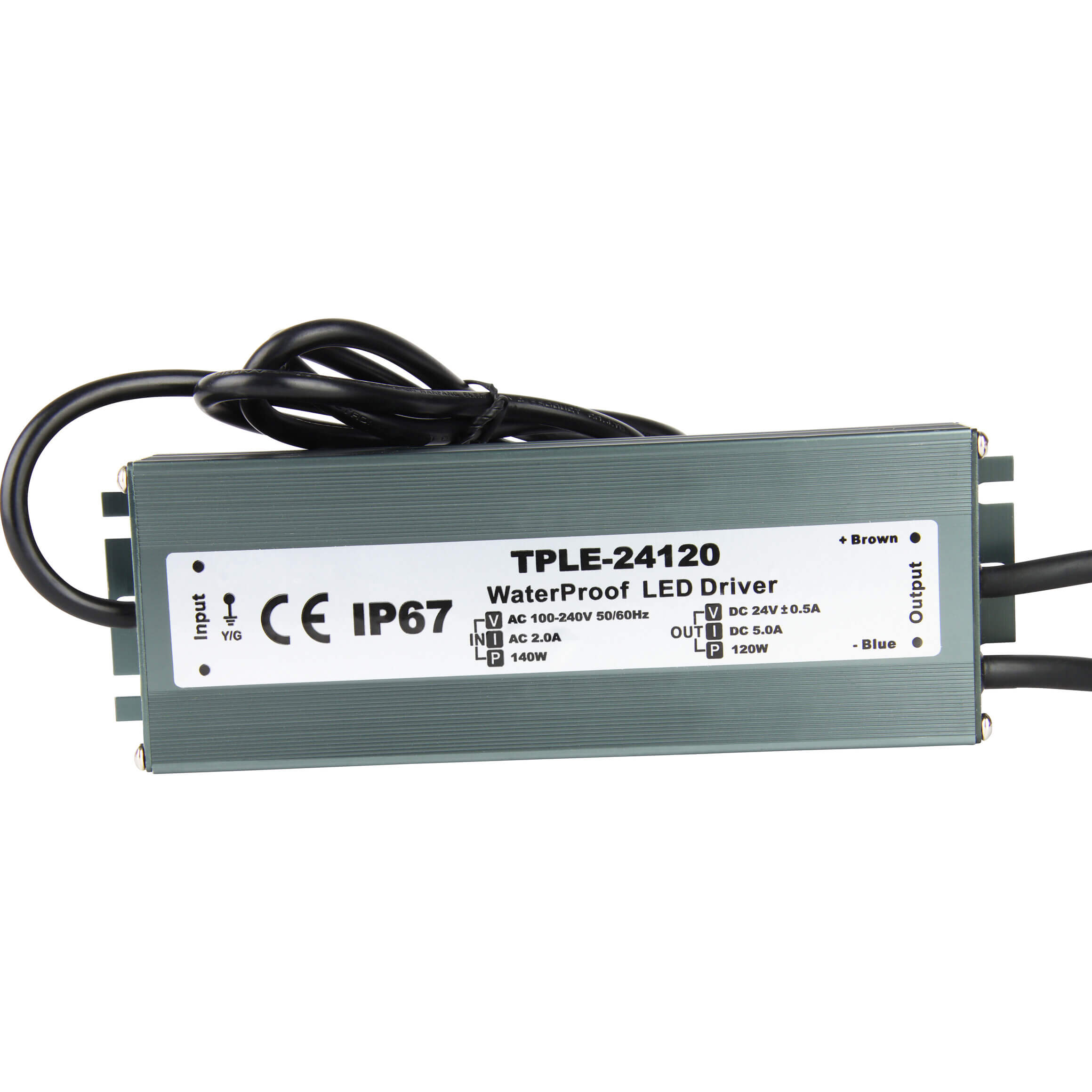 120 Watt - 24V / 5A waterdichte adapter voor Zigbee buitenverlichting