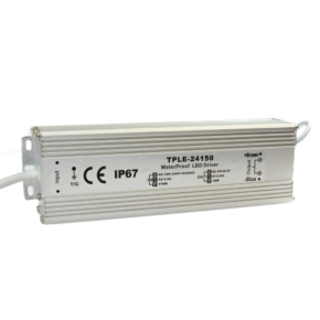 150 Watt - 24V / 6.25A waterdichte adapter voor led strips