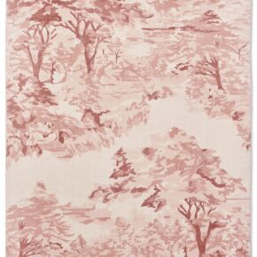 Ted Baker - Landscape Toile Light Pink 162602 - 250x350 cm Vloerkleed