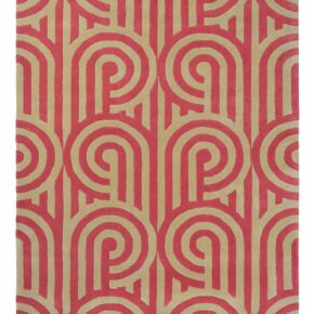 Florence Broadhurst - Turnabouts claret 39200 - 250x350 cm Vloerkleed