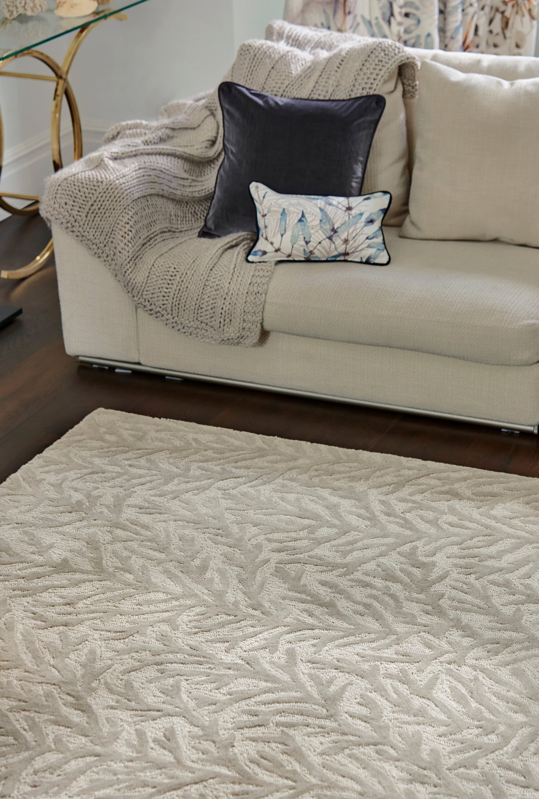 Harlequin - Atoll Hempseed Shell 142504 - 250x350 cm Vloerkleed