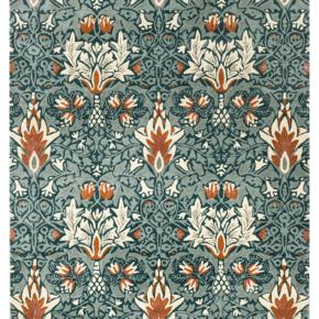 Morris & Co - Snakeshead Thistle Russet 127207 - 250x350 cm Vloerkleed