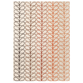 Orla Kiely - Linear Stem Ombre Tomato 061103 - 250x350 cm Vloerkleed