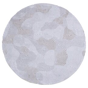 Louis de Poortere - Coral Meditation 9228 Oyster White Rond - 240 rond Vloerkleed