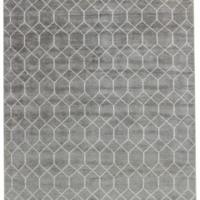 Brinker Carpets - Feel Good Laatz Grey - 200x300 cm Vloerkleed