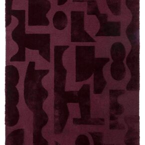 Brink en Campman - Mural Burgundy 121100 - 250x350 cm Vloerkleed