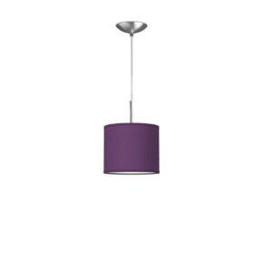 hanglamp tube deluxe bling Ø 20 cm - paars
