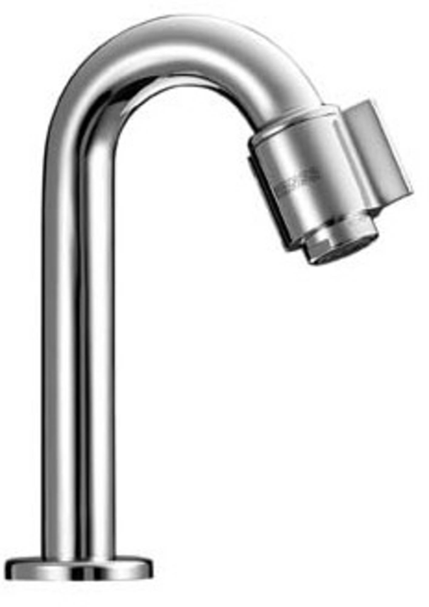 Hansa Nova uitloopkraan staand 90 mm Chroom