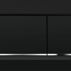 Geberit Sigma 30 drukplaat Glans Zwart/Chroom tbv UP720, UP320, UP300 en UP700