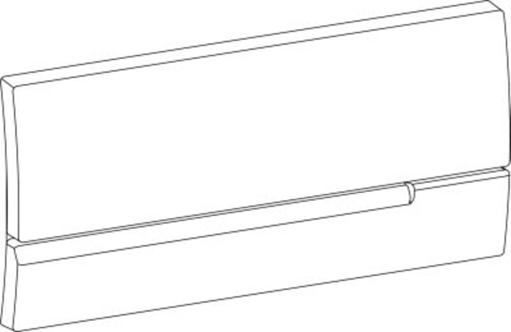 Wisa Serie 2100 bedieningspaneel glans wit tbv Wisa 2000 reservoir