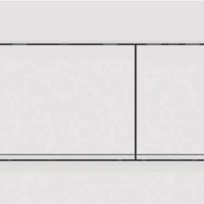 Geberit Sigma 30 Bedieningsplaat 24,6x16,4 cm Wit/Mat Wit