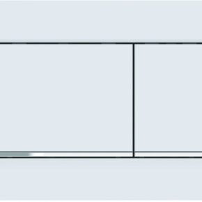Geberit Sigma 30 drukplaat mat wit/chroom/wit tbv UP720, UP320, UP300 en UP700