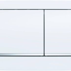 Geberit Twinline 30 drukplaat glans wit/chroom/wit tbv UP130