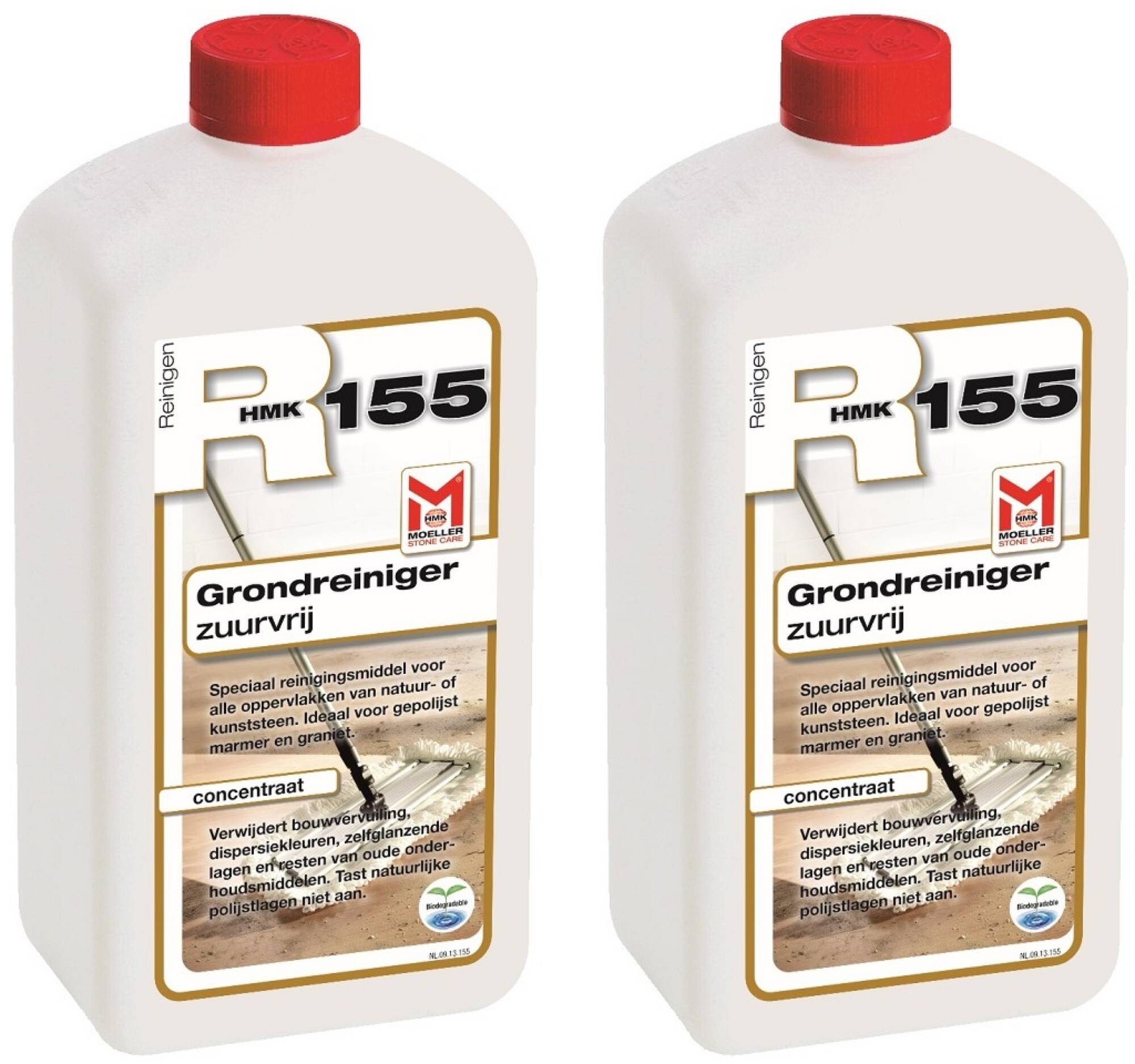 HMK R155 Grondreiniger zuurvrij 1 liter Voordeelverpakking 2 stuks