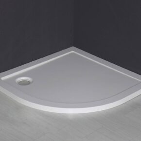 Saqu Design Collection douchebak kwartrond 90x90x4 wit