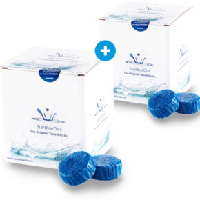 StarBlueDisc Toiletblokjes Voordeelverpakking 48 stuks Blauw