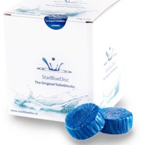 StarBlueDisc toiletblokjes jaarverpakking 24 stuks Blauw
