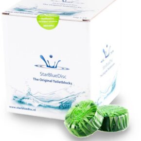 StarBlueDisc toiletblokjes jaarverpakking 24 stuks Groen
