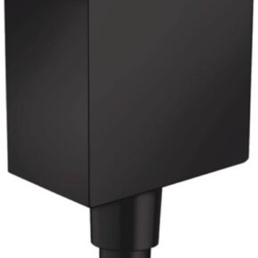Hansgrohe FixFit Square Muuraansluitbocht Mat Zwart