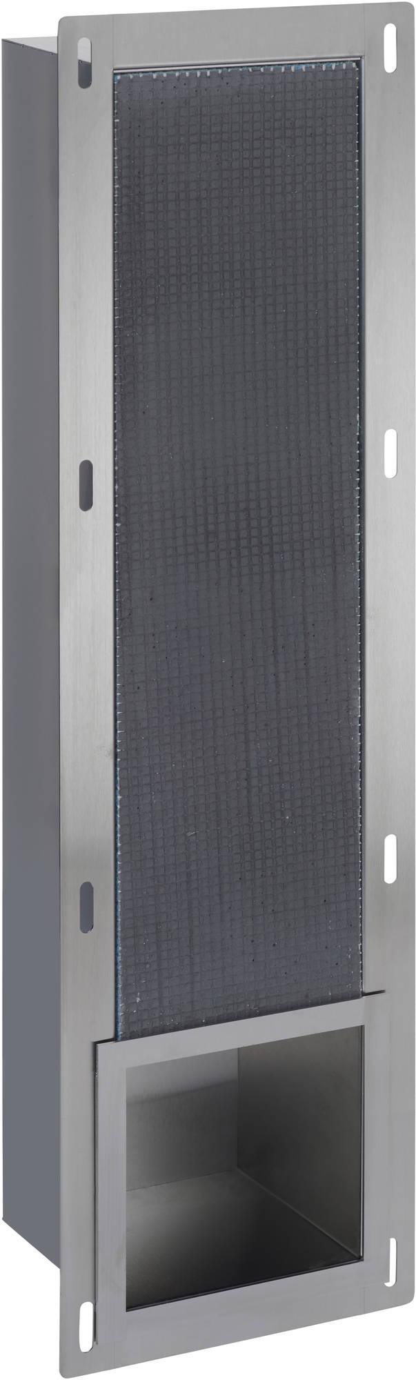 Saqu Essential inbouw reserve toiletrolhouder RVS