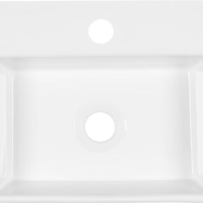 Saqu Fontein 1 kraangat 33,5x29x11 cm Wit