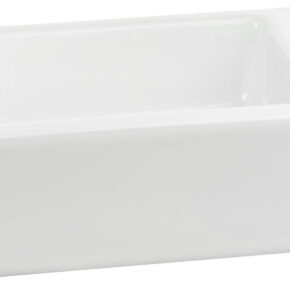 Saqu Trento fontein rechts 36x18cm glanzend wit