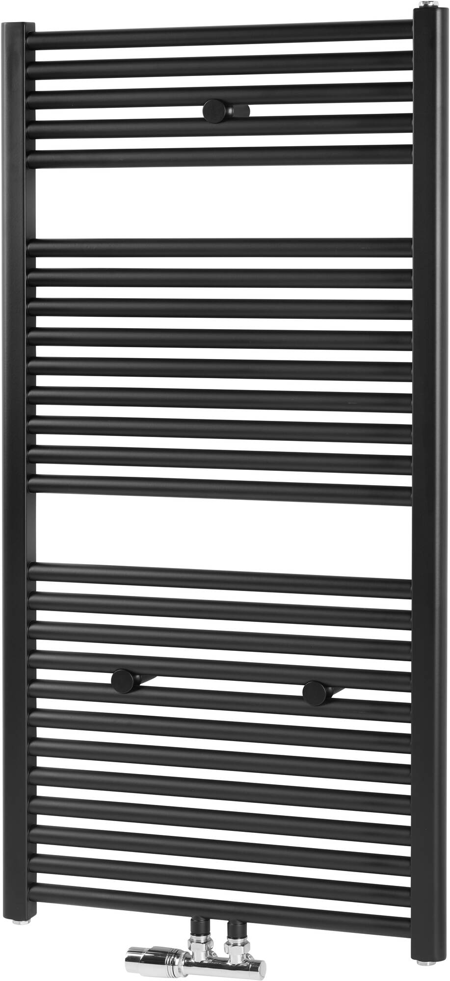 Saqu Calm Handdoekradiator 119x60cm 830W Mat Zwart