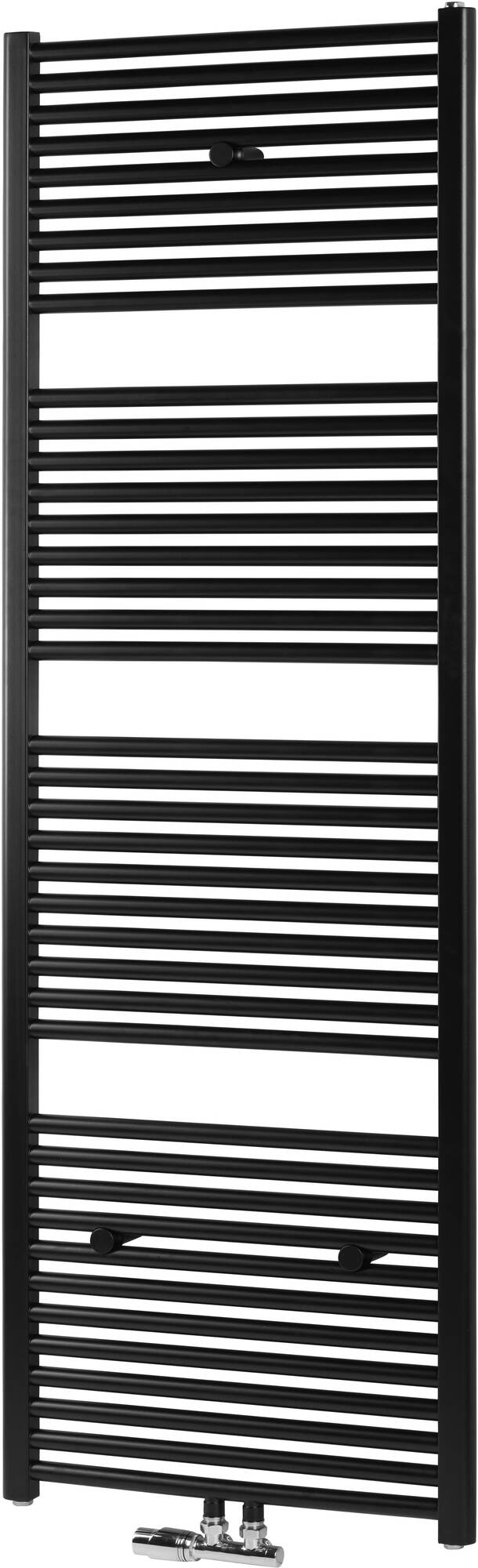 Saqu Calm Handdoekradiator 182x60cm 1067W Mat Zwart