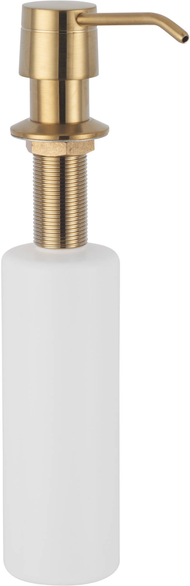 Saqu Inbouw Zeepdispenser Ø 5,2x30 cm Geborsteld Messing