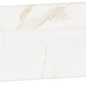 Saqu fontein met kraangat links 36x18x9cm Carrara