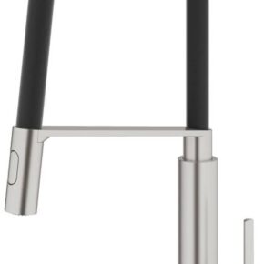 Grohe Feel Quickfix keukenmengkraan met flexibele uitloop RVS