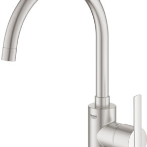 Grohe Feel Quickfix keukenmengkraan met draaibare uitloop RVS