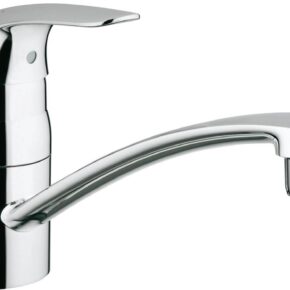 Grohe Euroeco keukenkraan met lage uitloop Chroom