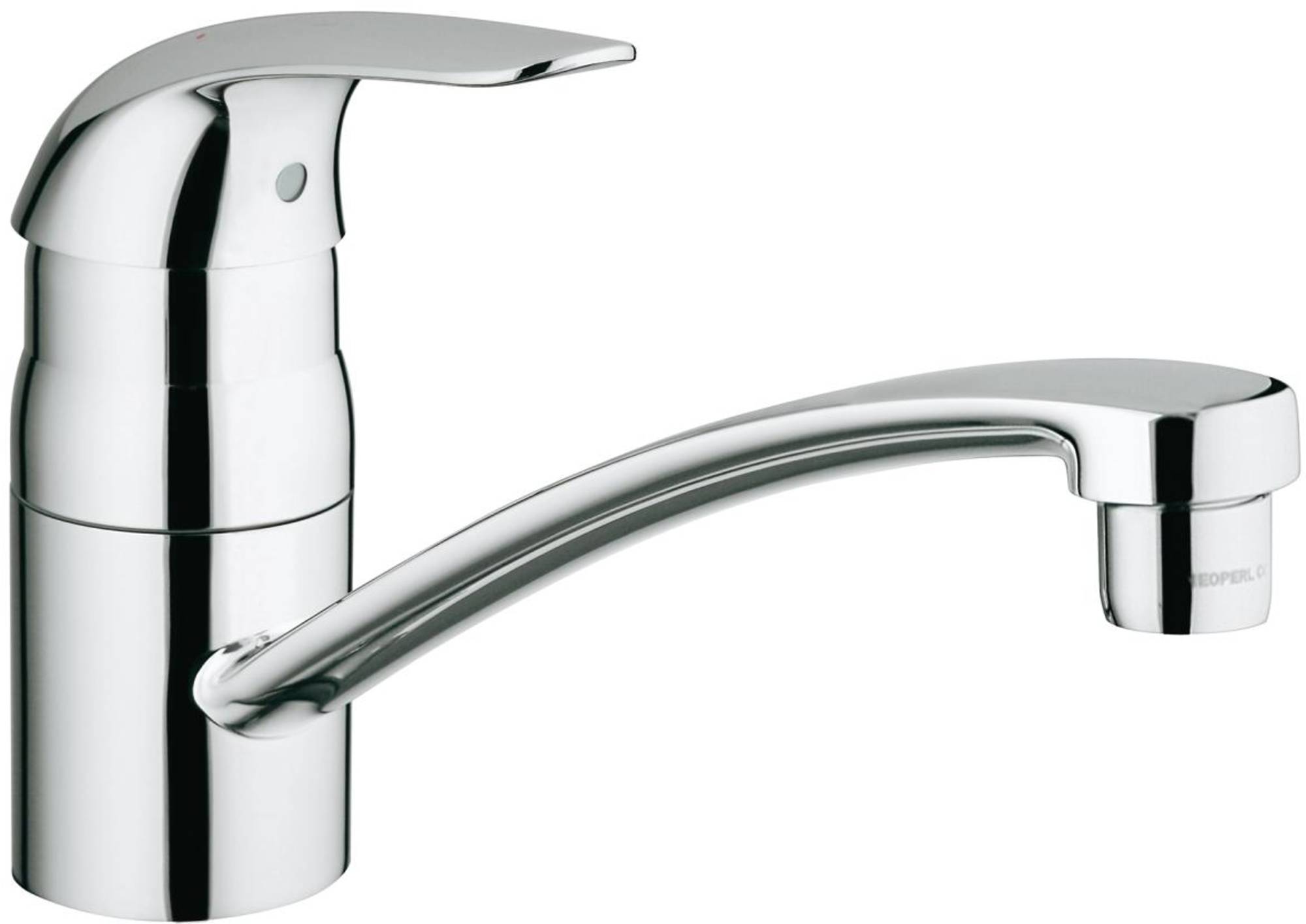 Grohe Euroeco keukenkraan met lage uitloop Chroom