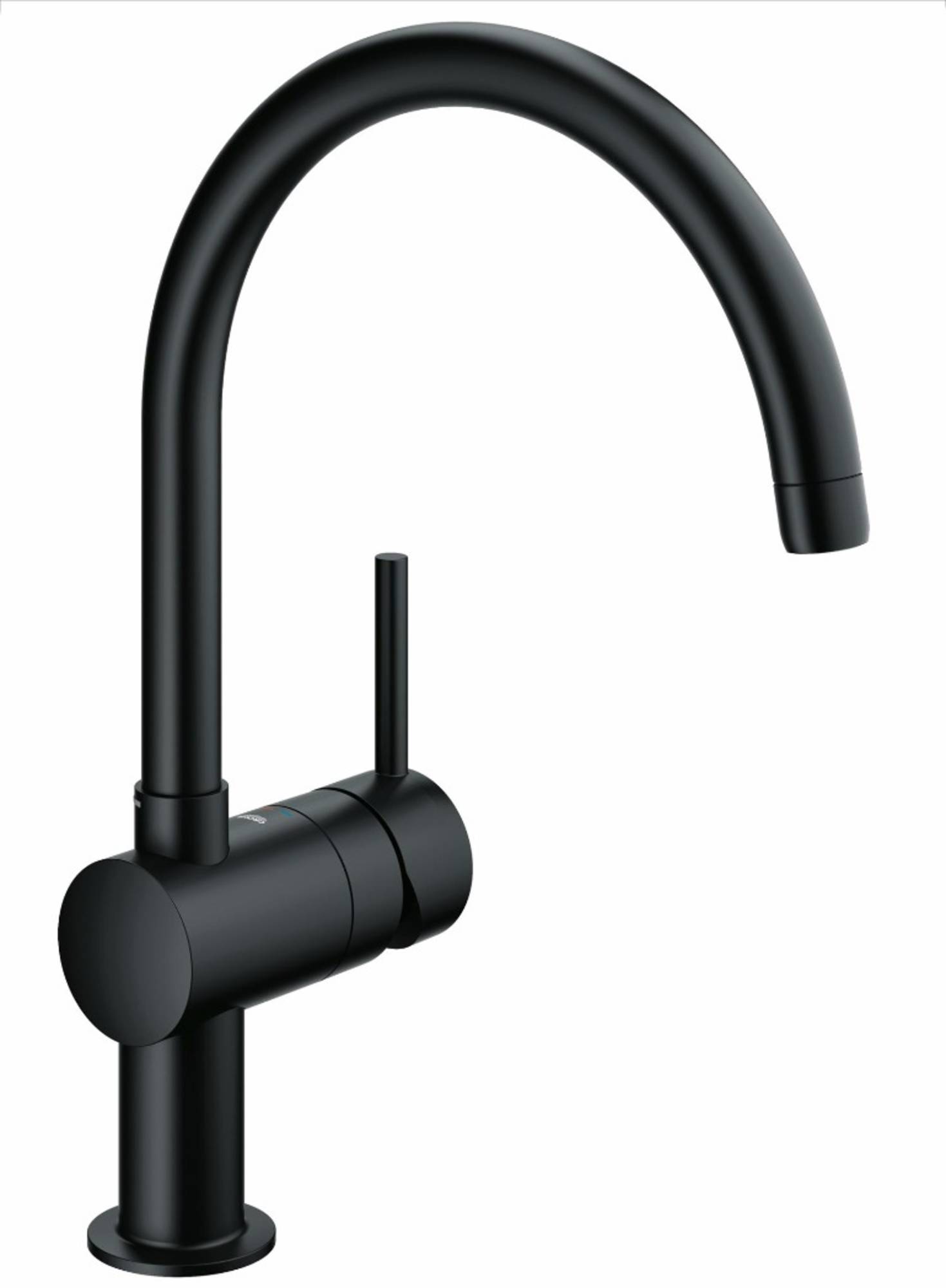 Grohe Minta Keukenmengkraan met draaibare C uitloop Zwart